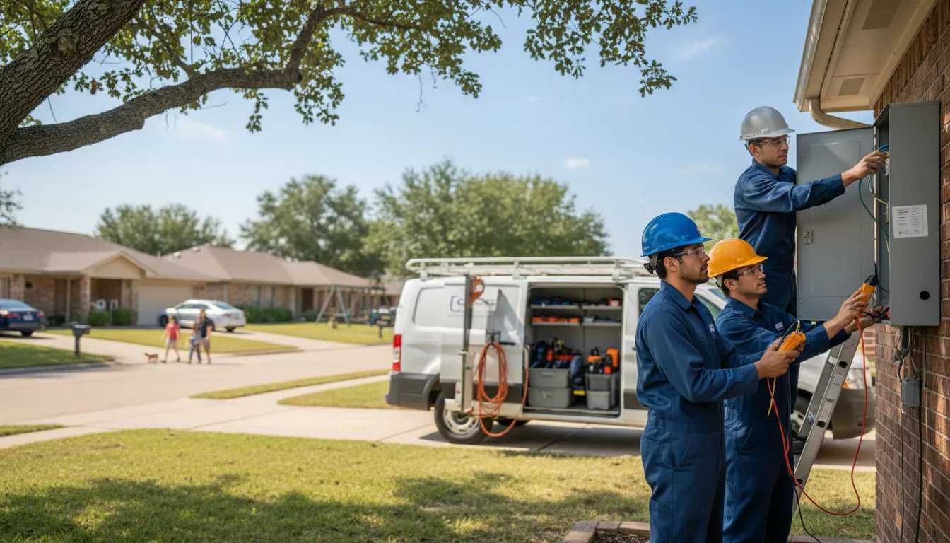 Certified electrician providing emergency electrical services in Bessemer City, NC